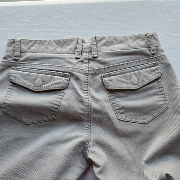 GAP Women's Gray Long Lean 70's Inspired Cordurary Jeans - Picture 4 of 9